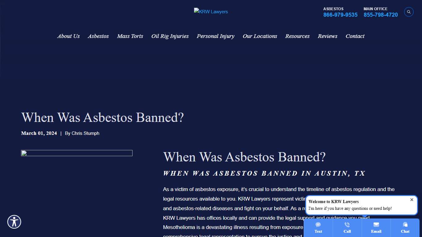 When Was Asbestos Banned? -