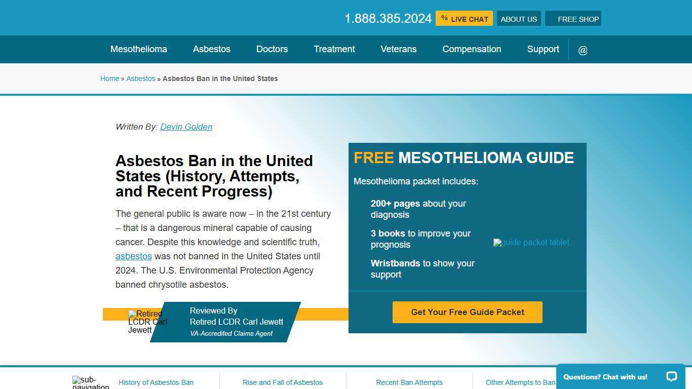 When Was Asbestos Banned: Asbestos Ban in the United States
